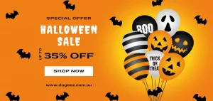 Halloween Sale Banner 35%