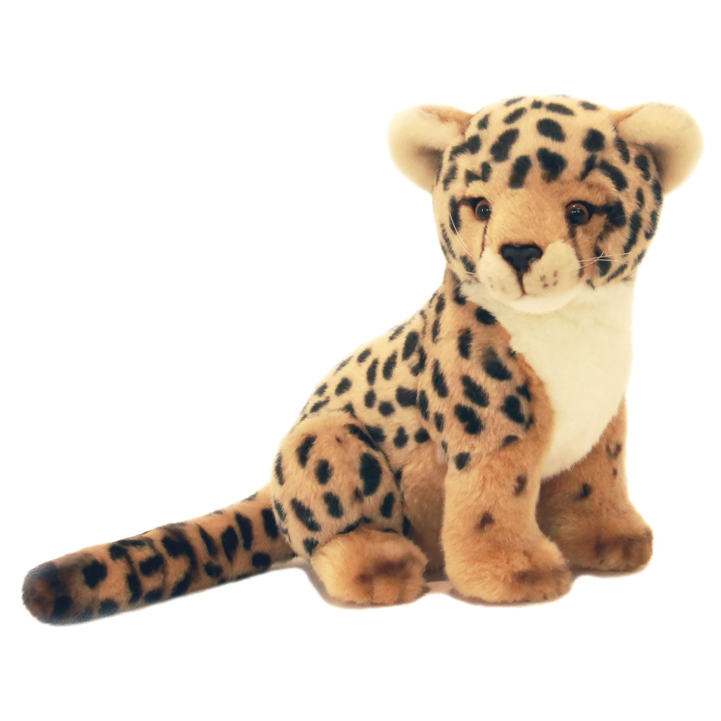 Calypso – Cheetah cub stuffed wild animal sitting soft toy Size 29cm/″  – Dogeez